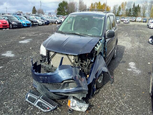 2C4RDGBG8DR576705 - 2013 DODGE GRAND CARA BLUE photo 2