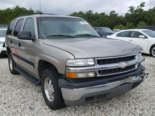 1GNEC13Z22R119218 - 2002 CHEVROLET TAHOE TAN photo 1