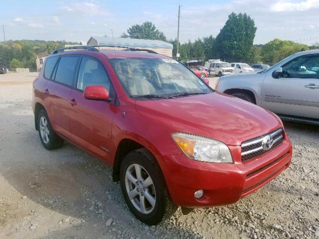 JTMBD31V386056967 - 2008 TOYOTA RAV4 LIMIT RED photo 1