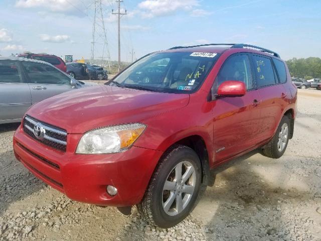 JTMBD31V386056967 - 2008 TOYOTA RAV4 LIMIT RED photo 2