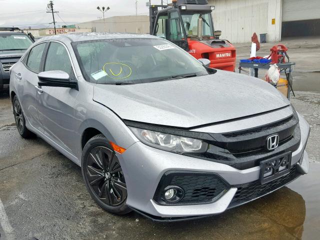 SHHFK7H67KU419343 - 2019 HONDA CIVIC EX SILVER photo 1