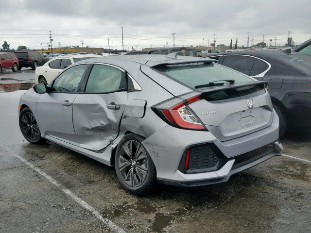 SHHFK7H67KU419343 - 2019 HONDA CIVIC EX SILVER photo 3