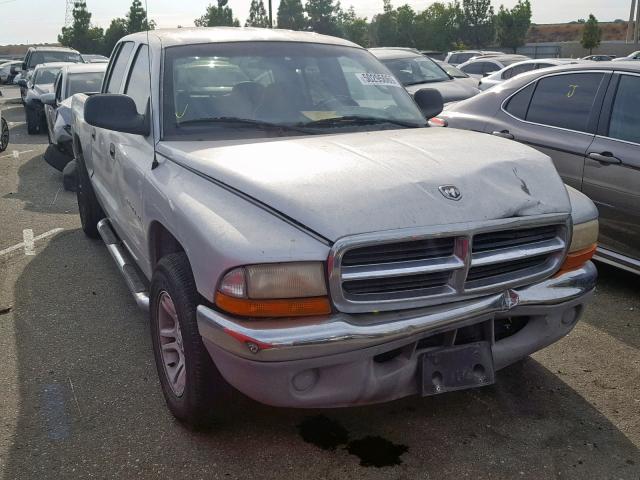 1B7GL2AZ01S147083 - 2001 DODGE DAKOTA QUA SILVER photo 1