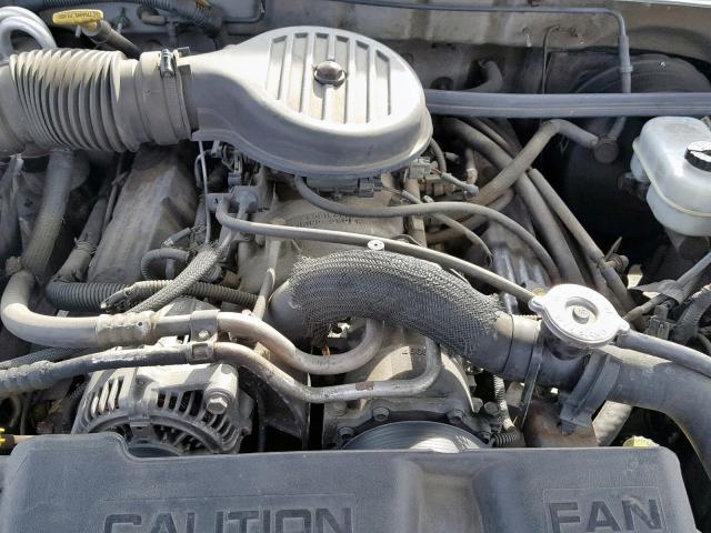 1B7GL2AZ01S147083 - 2001 DODGE DAKOTA QUA SILVER photo 7