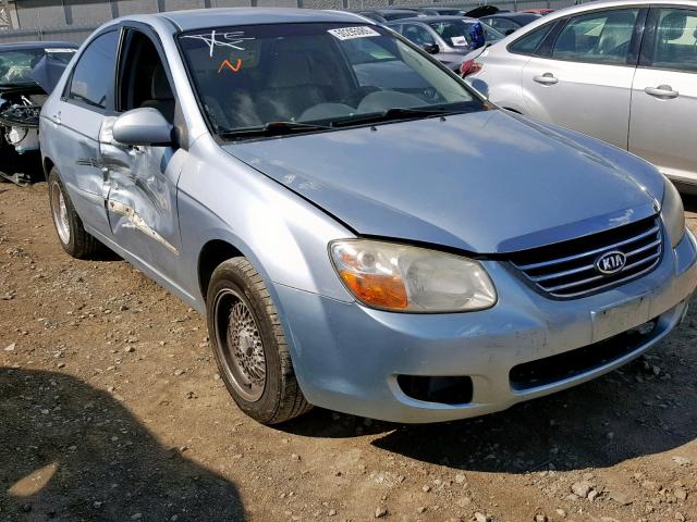 KNAFE122785574820 - 2008 KIA SPECTRA EX BLUE photo 1