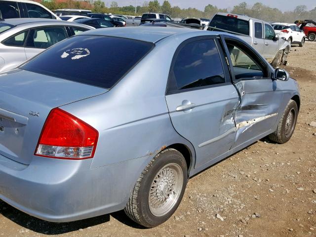 KNAFE122785574820 - 2008 KIA SPECTRA EX BLUE photo 9