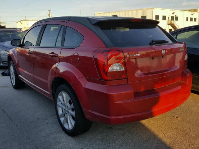 1B3CB5HA1BD205664 - 2011 DODGE CALIBER HE RED photo 3