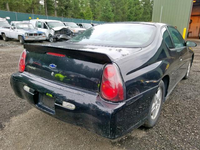 2G1WW12E349227243 - 2004 CHEVROLET MONTE CARL შავი ფოტო 4