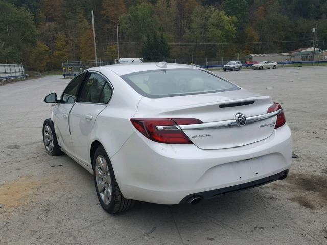 2G4GL5EX2G9145271 - 2016 BUICK REGAL WHITE photo 3