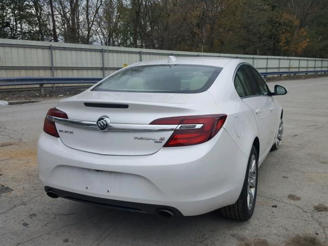 2G4GL5EX2G9145271 - 2016 BUICK REGAL WHITE photo 4