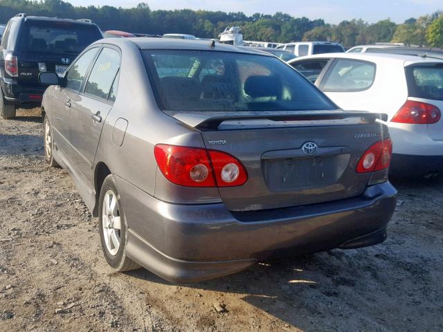 2T1BR32E47C838167 - 2007 TOYOTA COROLLA CE GRAY photo 3