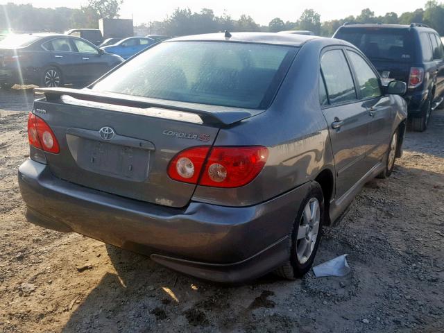 2T1BR32E47C838167 - 2007 TOYOTA COROLLA CE GRAY photo 4