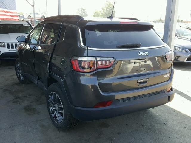 3C4NJCBB4HT632811 - 2017 JEEP COMPASS LA 石墨色 照片 3
