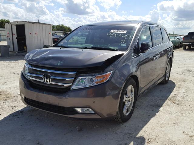 5FNRL5H94BB089445 - 2011 HONDA ODYSSEY TO GRAY photo 2