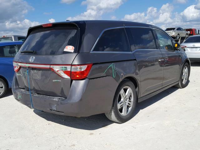 5FNRL5H94BB089445 - 2011 HONDA ODYSSEY TO GRAY photo 4