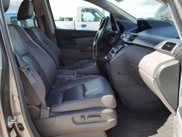 5FNRL5H94BB089445 - 2011 HONDA ODYSSEY TO GRAY photo 5