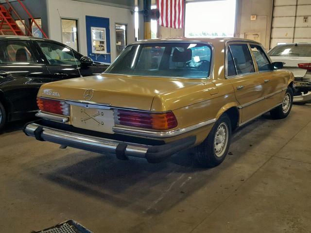 11603312074735 - 1978 MERCEDES-BENZ 450 SEL GOLD photo 4