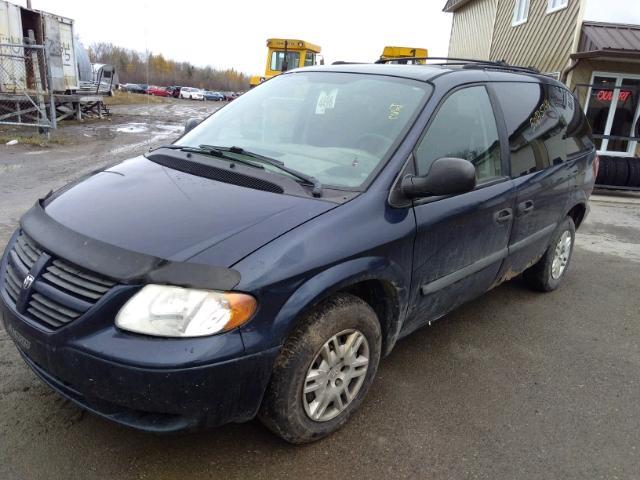 1D4GP25R65B296430 - 2005 DODGE CARAVAN SE BLUE photo 2