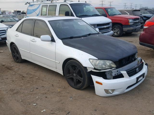 JTHBD192830078102 - 2003 LEXUS IS 300 WHITE photo 1