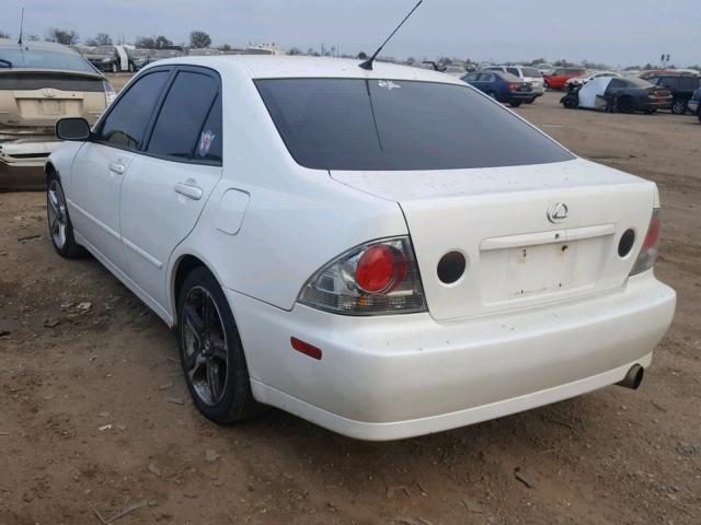 JTHBD192830078102 - 2003 LEXUS IS 300 WHITE photo 3