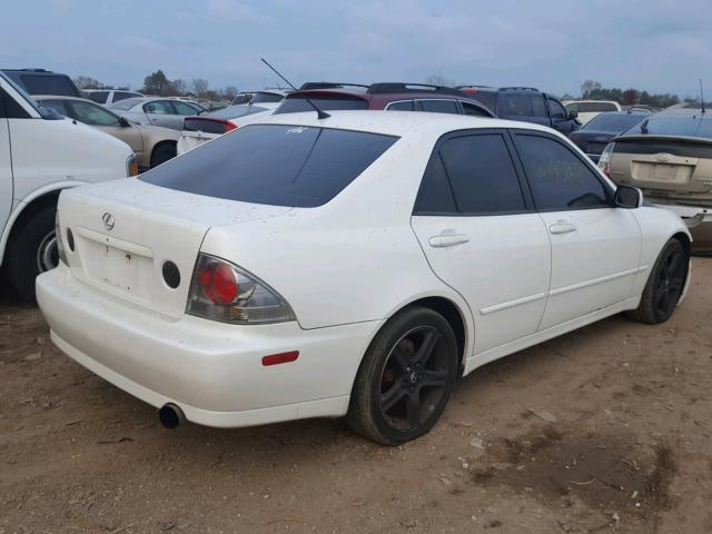 JTHBD192830078102 - 2003 LEXUS IS 300 WHITE photo 4