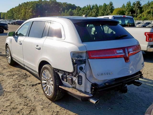 2LMHJ5AT1CBL52092 - 2012 LINCOLN MKT WHITE photo 3