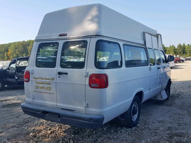 2B6LB31Z3YK142220 - 2000 DODGE RAM VAN B3 WHITE photo 4