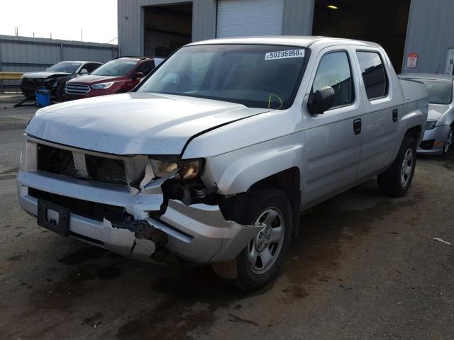 2HJYK16256H534381 - 2006 HONDA RIDGELINE SILVER photo 2