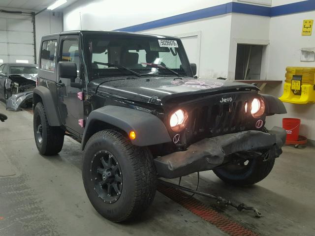 1J4FA24178L535014 - 2008 JEEP WRANGLER X BLACK photo 1