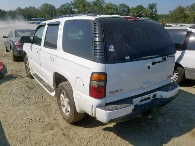 1GKEK63U64J232060 - 2004 GMC YUKON DENA WHITE photo 3