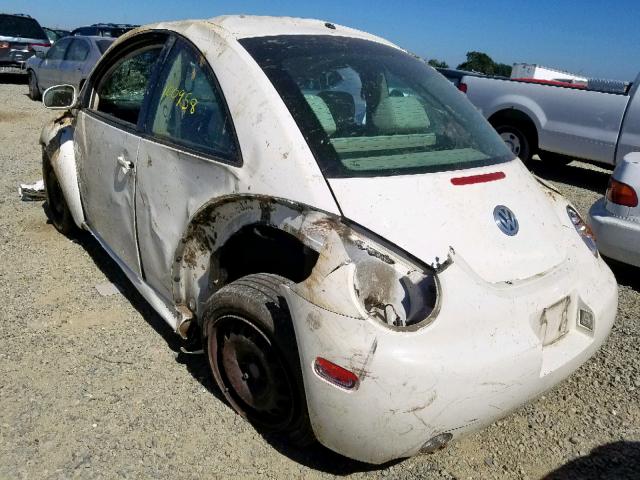 3VWBK21C43M409088 - 2003 VOLKSWAGEN NEW BEETLE 白色 照片 3