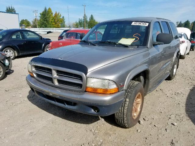 1B4HS28Z0XF672642 - 1999 DODGE DURANGO SILVER photo 2