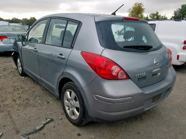 3N1BC13E57L416428 - 2007 NISSAN VERSA S SILVER photo 3