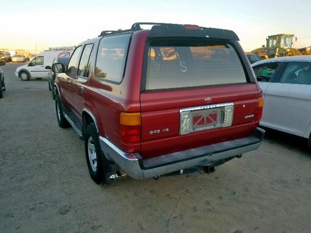 JT3VN39W5S0181913 - 1995 TOYOTA 4RUNNER VN RED photo 3