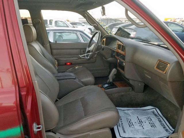 JT3VN39W5S0181913 - 1995 TOYOTA 4RUNNER VN RED photo 5