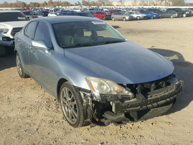 JTHBK262085062678 - 2008 LEXUS IS 250 BLUE photo 1