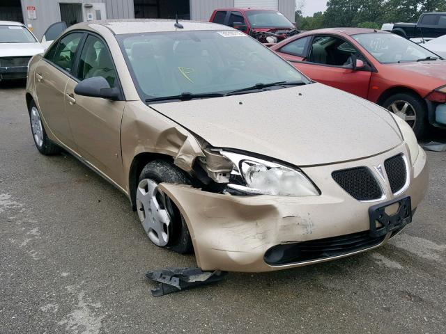 1G2ZF57B584168347 - 2008 PONTIAC G6 VALUE L GOLD photo 1