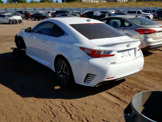 JTHSM5BC7G5000400 - 2016 LEXUS RC 300 WHITE photo 3