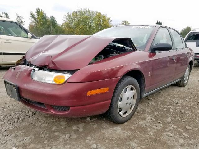 1G8ZH52801Z347464 - 2001 SATURN SL1 RED photo 2