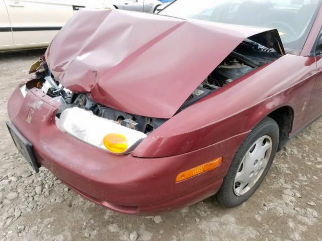 1G8ZH52801Z347464 - 2001 SATURN SL1 RED photo 9