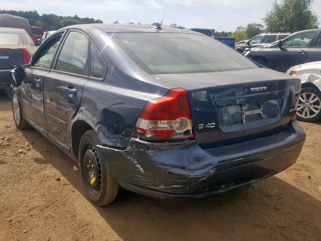 YV1MS382572301309 - 2007 VOLVO S40 2.4I BLUE photo 3