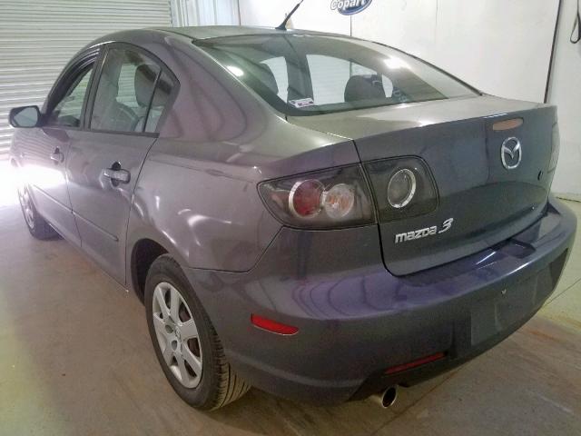 JM1BK12F071768446 - 2007 MAZDA 3 I GRAY photo 3