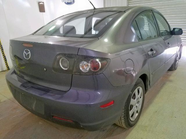 JM1BK12F071768446 - 2007 MAZDA 3 I GRAY photo 4