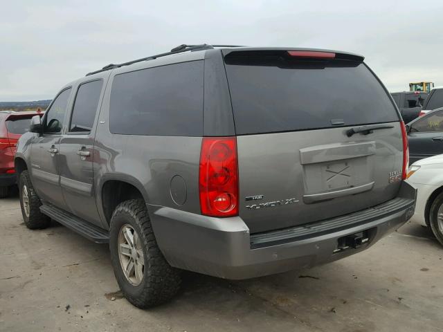 1GKFK16378J201285 - 2008 GMC YUKON XL K GRAY photo 3