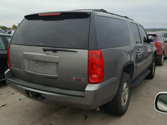 1GKFK16378J201285 - 2008 GMC YUKON XL K GRAY photo 4