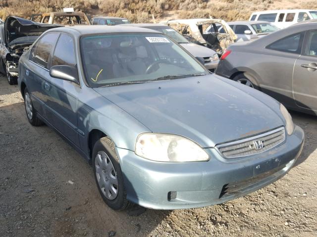 2HGEJ6617YH522946 - 2000 HONDA CIVIC BASE SILVER photo 1