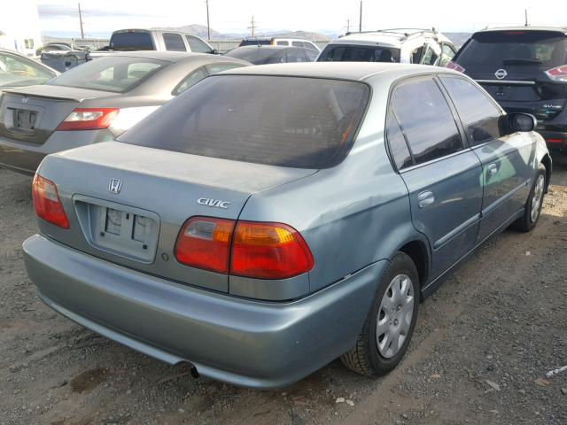 2HGEJ6617YH522946 - 2000 HONDA CIVIC BASE SILVER photo 4