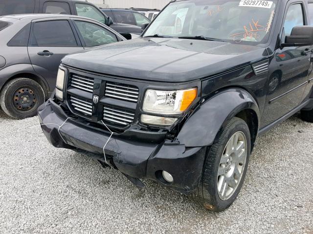 1D4PU4GK2BW565998 - 2011 DODGE NITRO HEAT BLACK photo 9