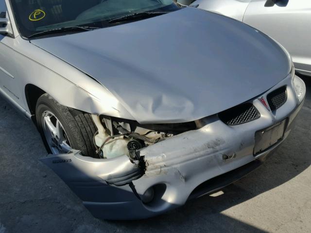 1G2WP52K6XF314975 - 1999 PONTIAC GRAND PRIX ვერცხლისფერი ფოტო 9