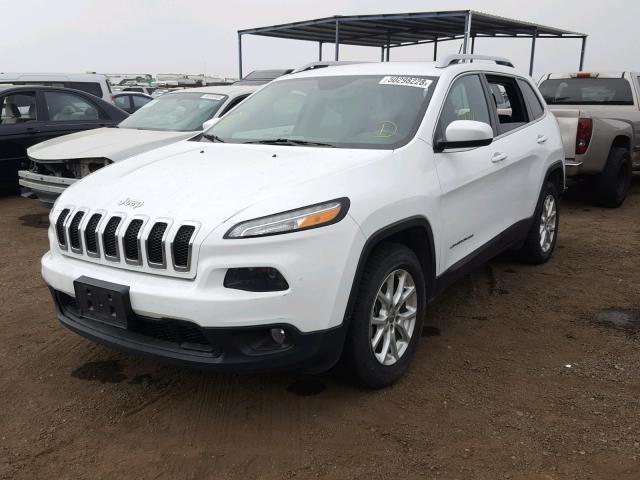 1C4PJLCB1FW730466 - 2015 JEEP CHEROKEE L WHITE photo 2